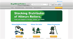 Desktop Screenshot of buyhilmanrollers.com